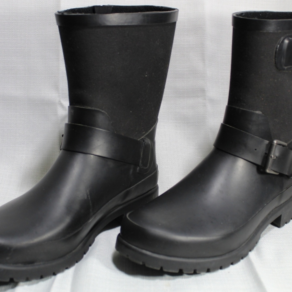 Lauren Ralph Lauren Black Rain Boots
